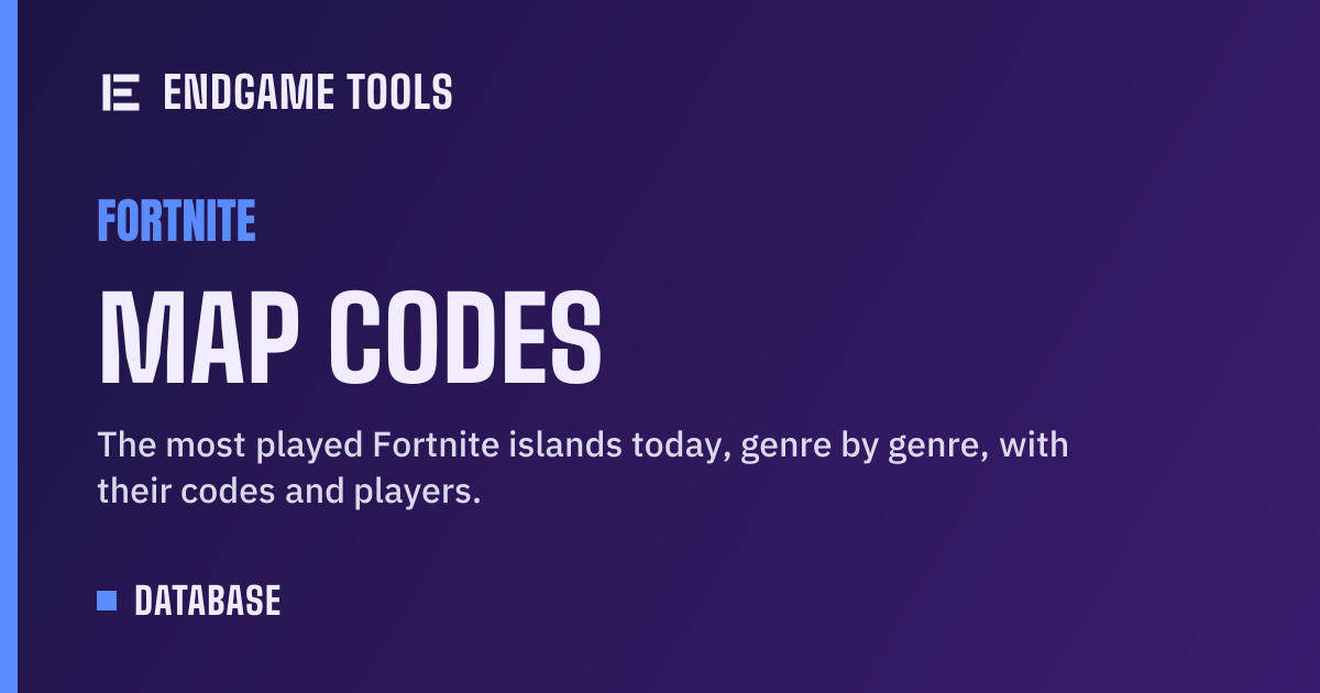 Fortnite map codes: the most played islands today