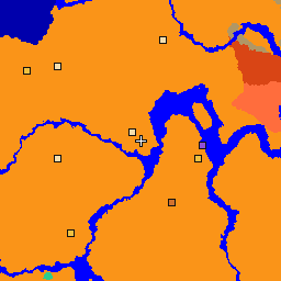 Karte des Seeds -8512629769726371619: 1.024 × 1.024 Blöcke um seinen Einstiegspunkt, mit Biomen und Bauwerken